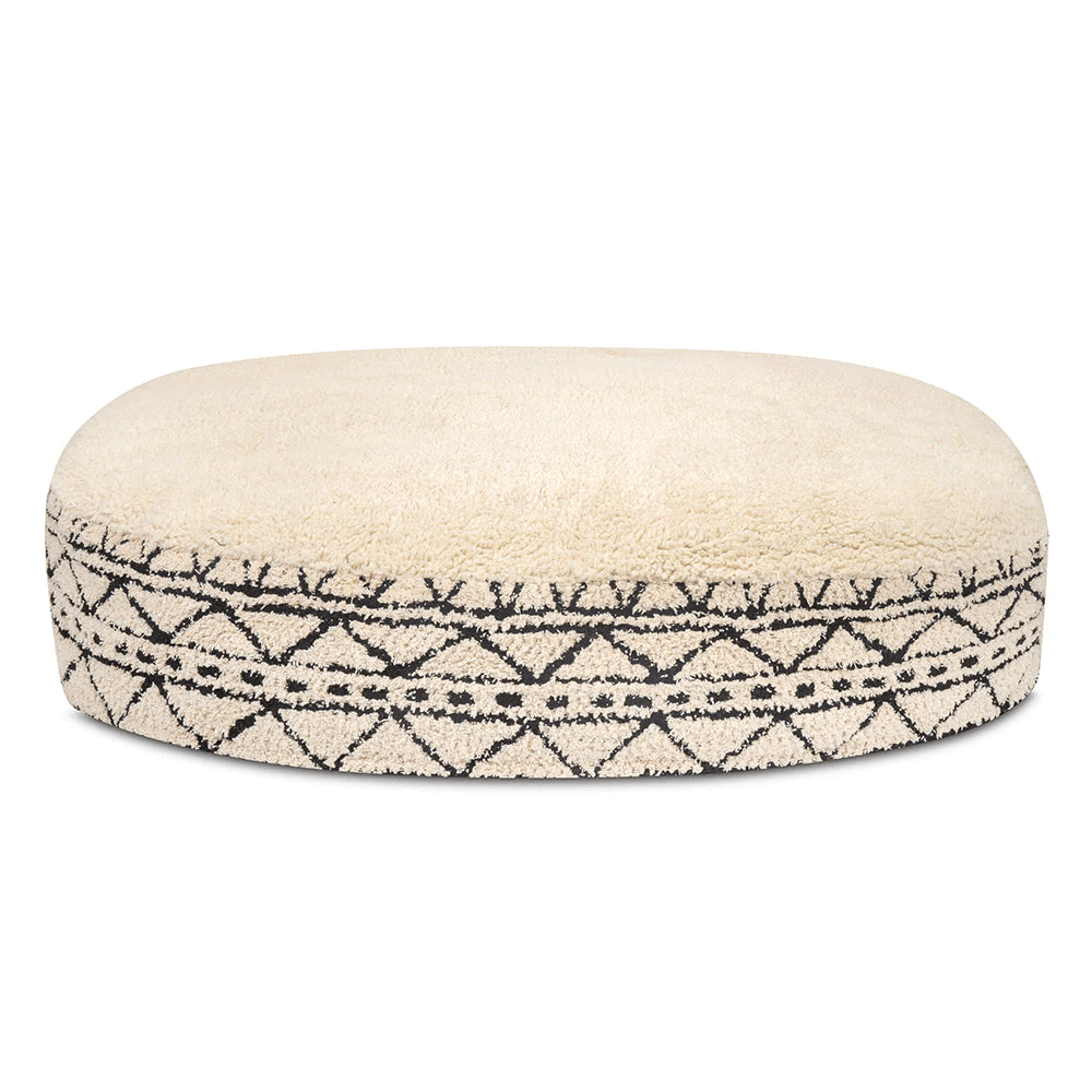 Pawpourri Boho Aztec Oval Bed for Dogs and Cats (Boho Print)