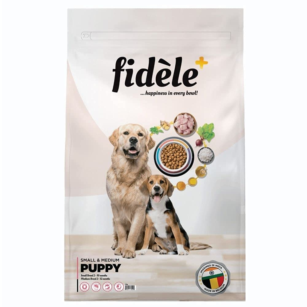 Fidele Plus Small and Medium Puppy Dry Food (Limited Shelf Life)