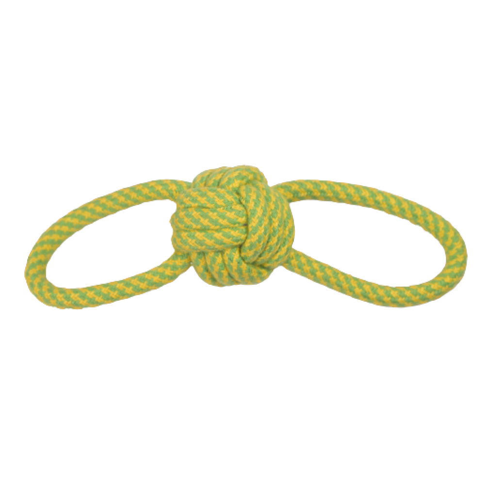 Skatrs Double Loop Knotted Rope Chew Toy for Dogs and Cats (Buy 1 Get 1)