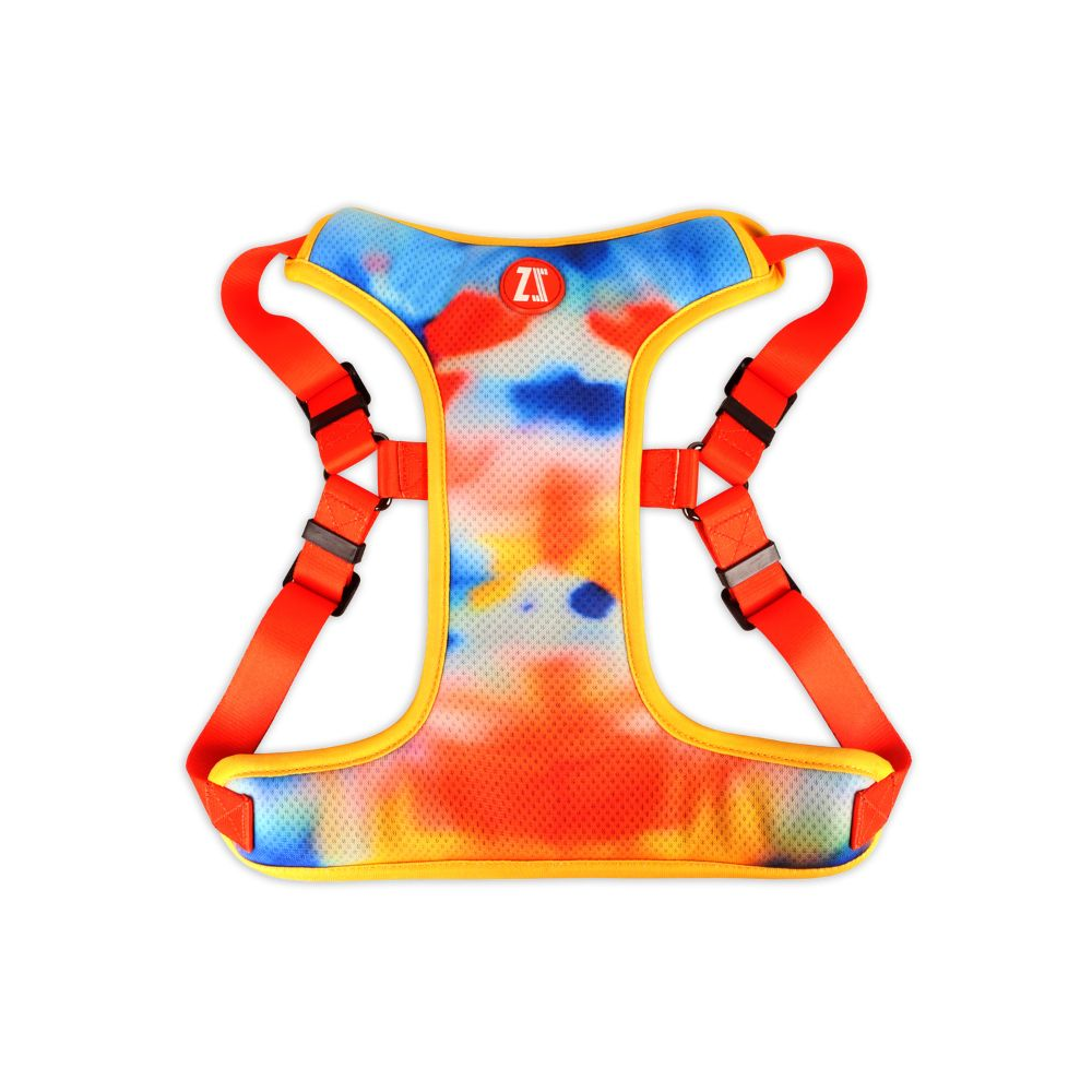 Zoomiez Adjustable Splash Printed Soft Mesh Harness for Cats