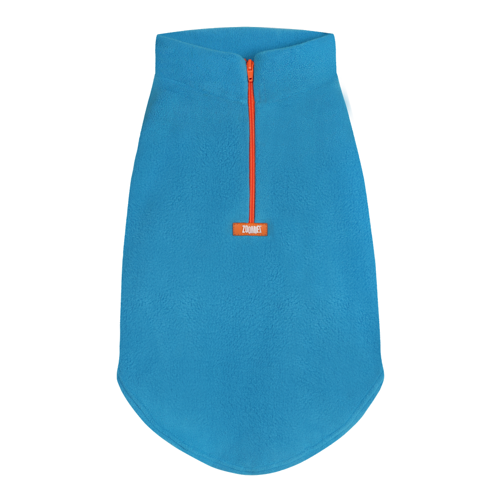 Zoomiez Zip Up Polar Fleece Sweater for Dogs (Sky Blue)