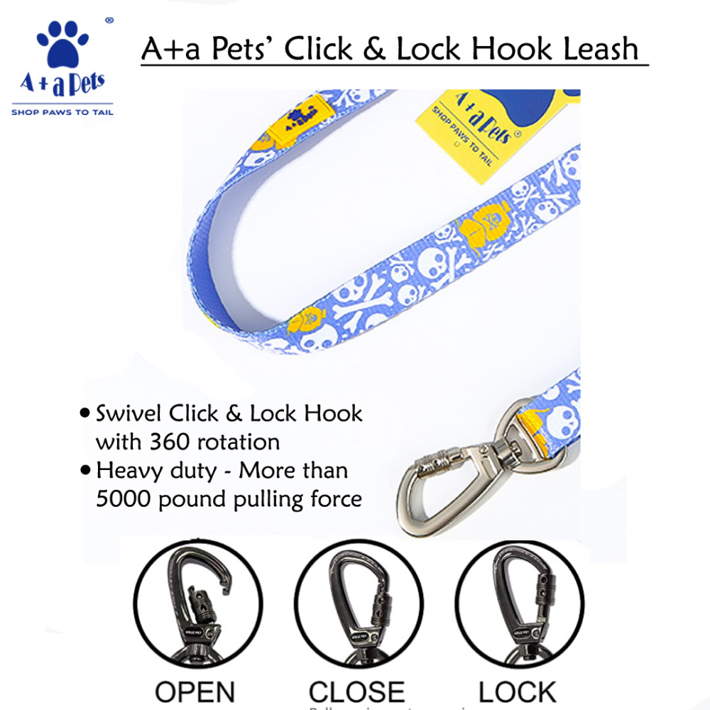 A Plus A Pets Leash in Pirate Design for Dogs
