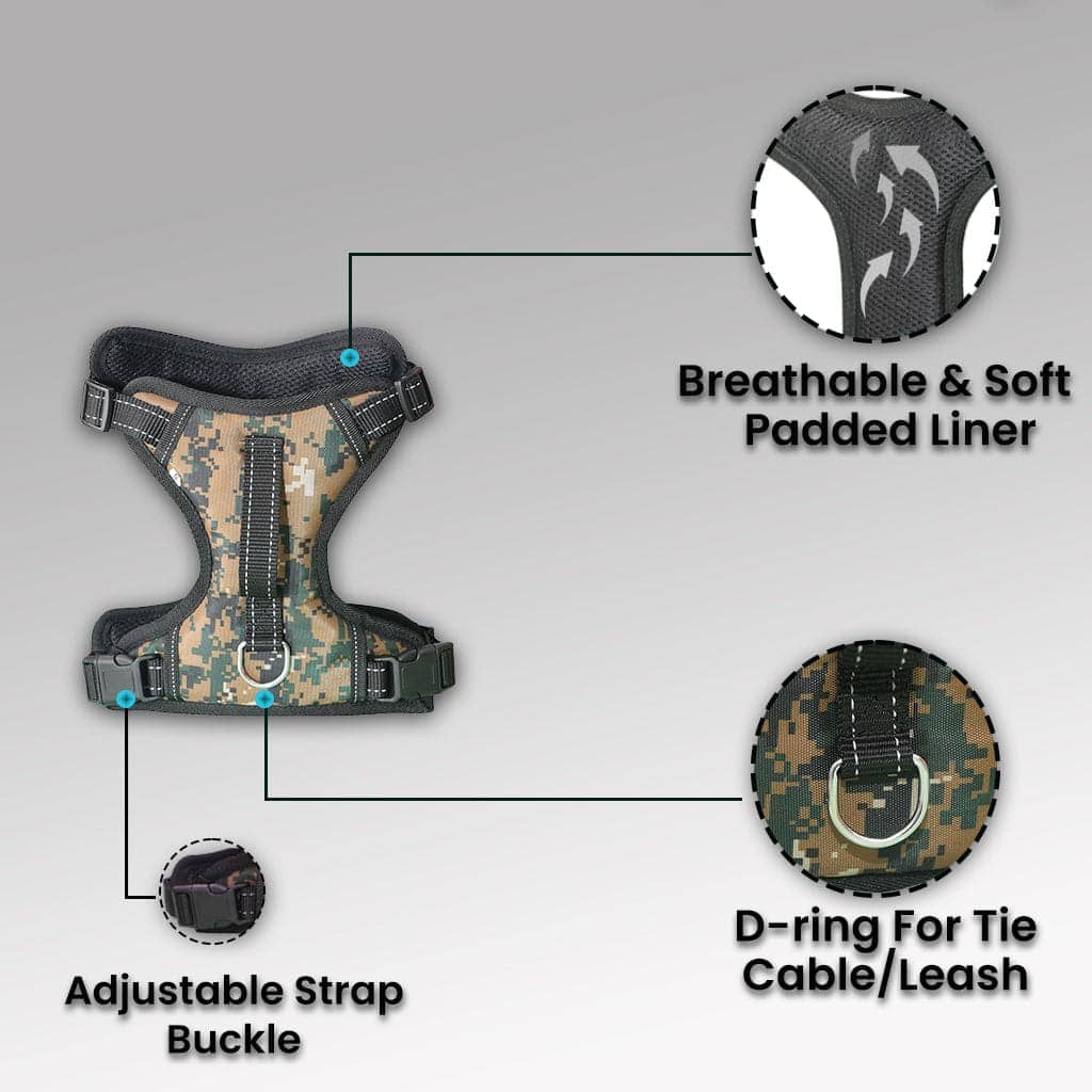 Hiputee Soft Padded Vest Harness for Dogs