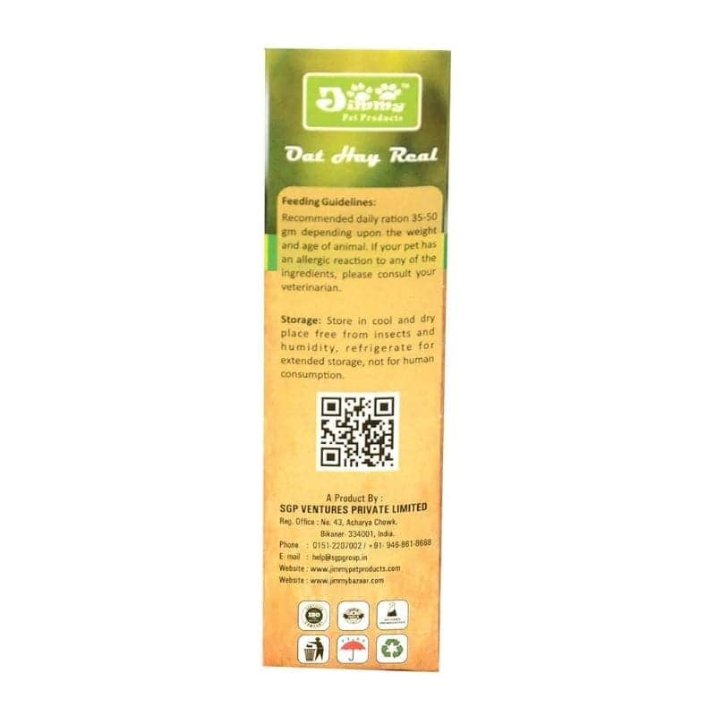 JiMMy Oat Hay Real High Fiber Pellet Rabbit Food