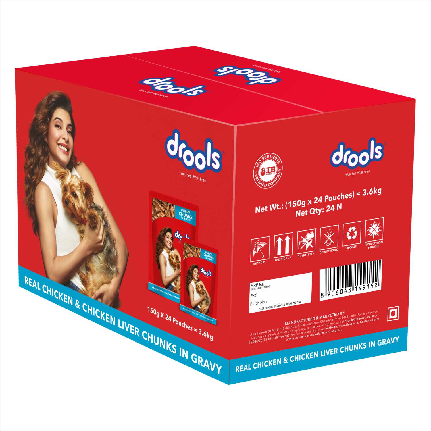 Drools Real Chicken & Chicken Liver Chunks in Gravy Wet Puppy Food
