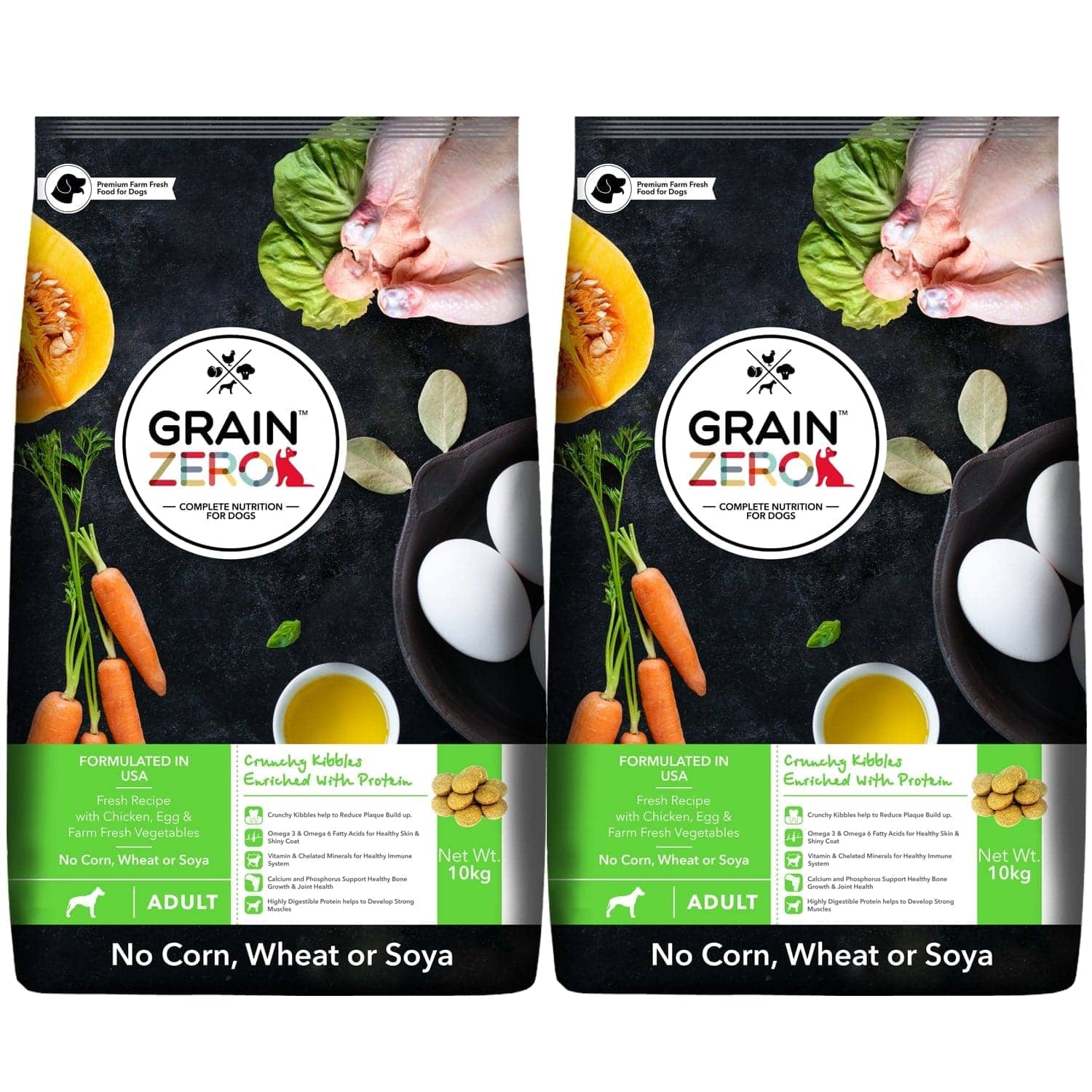 Grain Zero Adult Dog Dry Food (Buy 1 Get 1 Free)