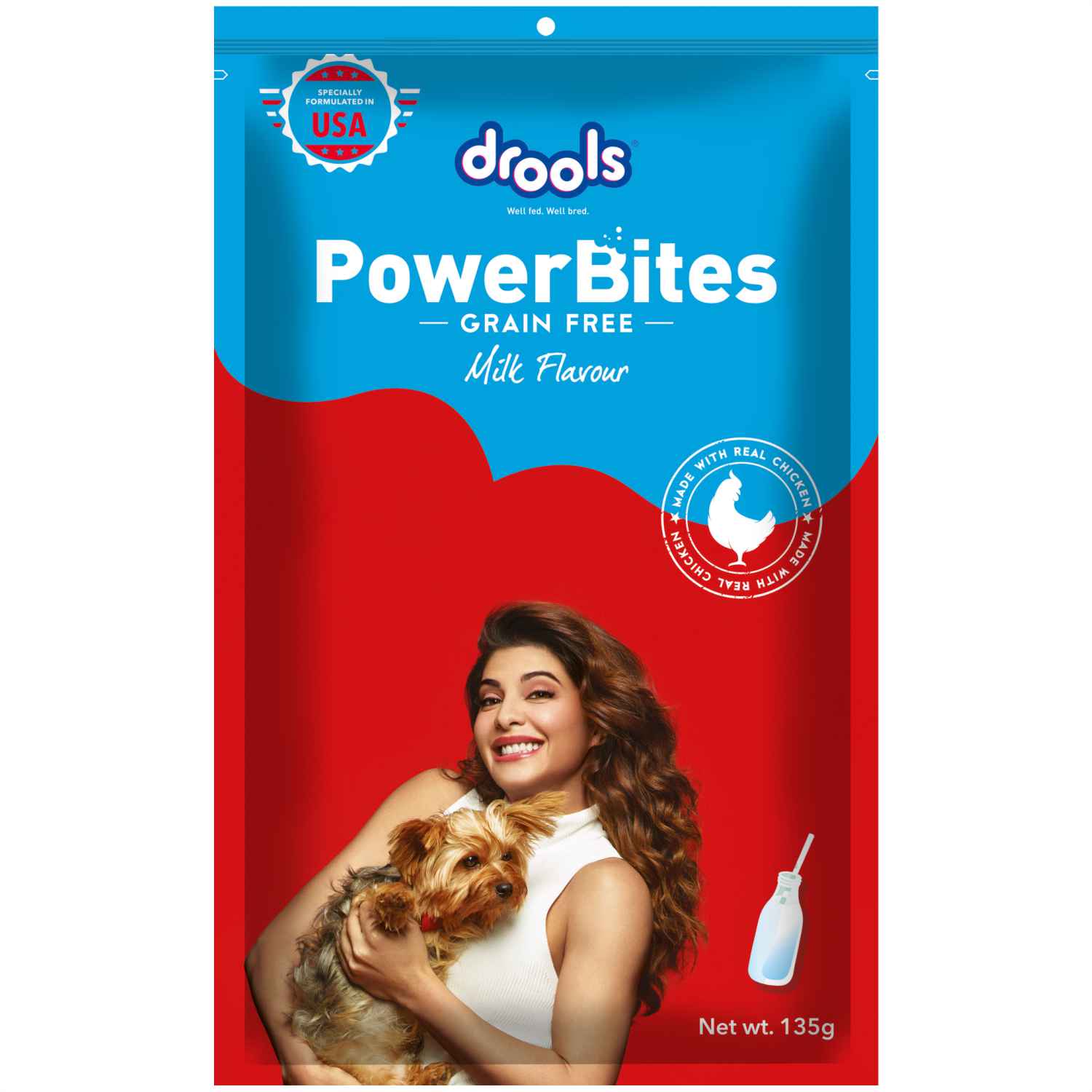 Drools Power Bites Milk Flavour Dog Treats