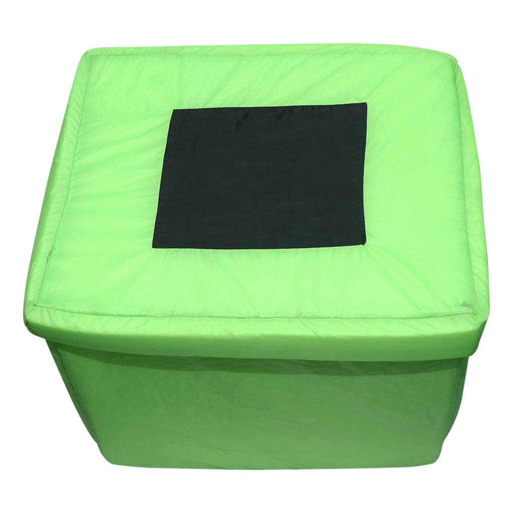 Hiputee Premium Square Box Shape Waterproof Hut for Pets (Green-Black)