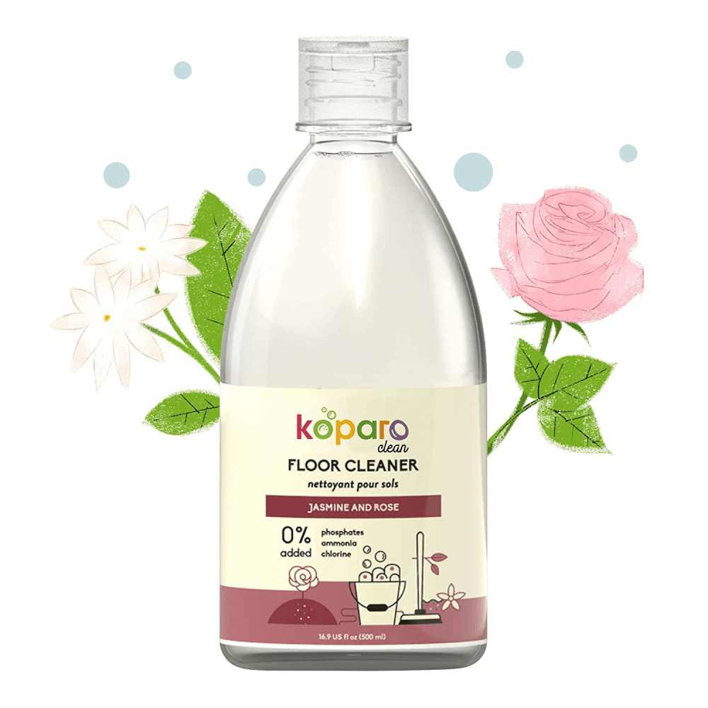 Koparo Floor Cleaner Infused with Teatree Oil Jasmine and Rose Fragrance (Pet Safe)