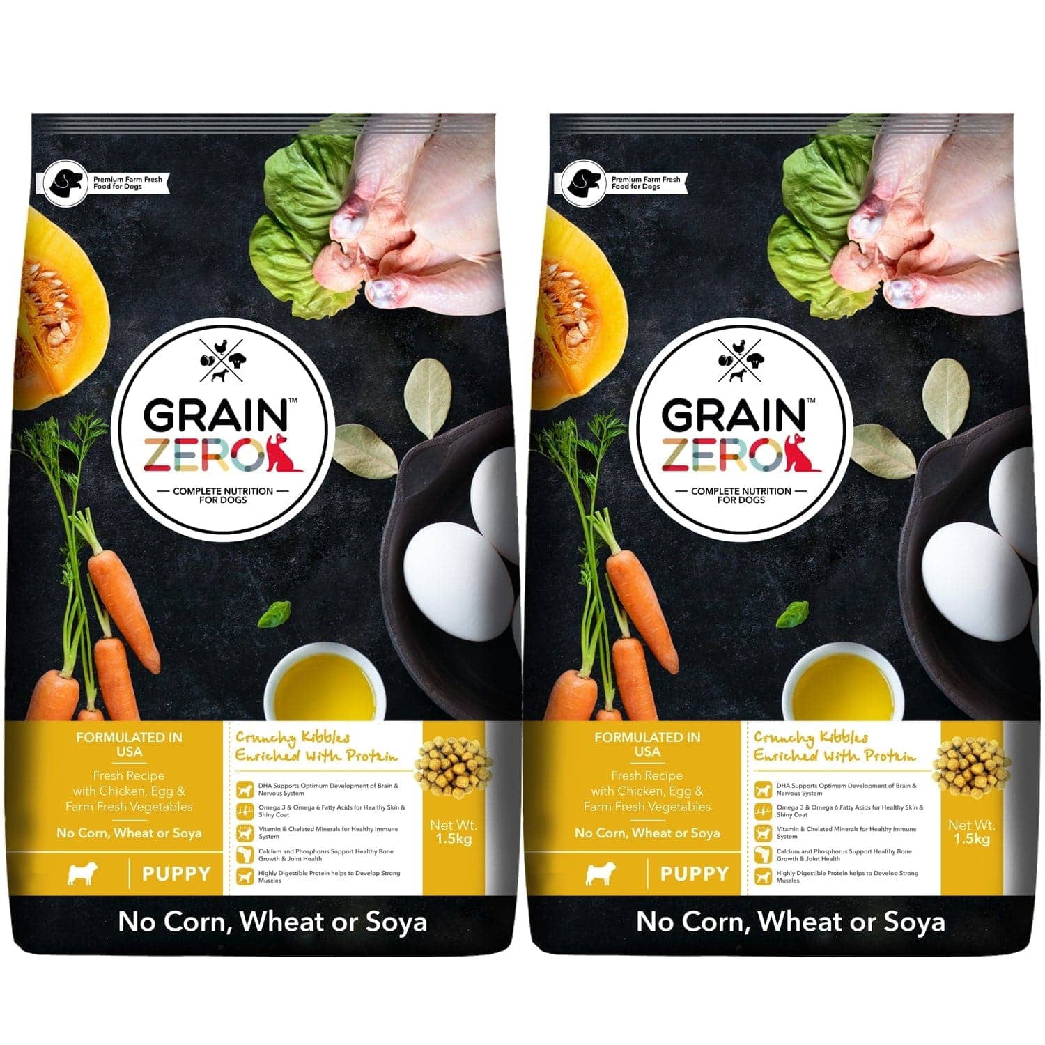 Grain Zero Puppy Dry Food (Buy 1 Get 1 Free)