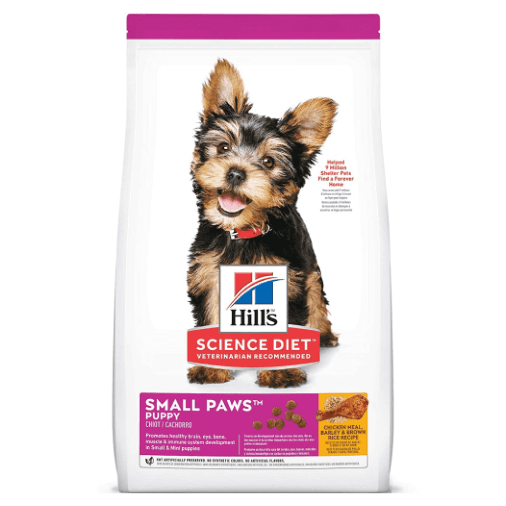 Hills Science Diet Chicken Meal & Brown Rice Recipe Small Paws Puppy Dry Food