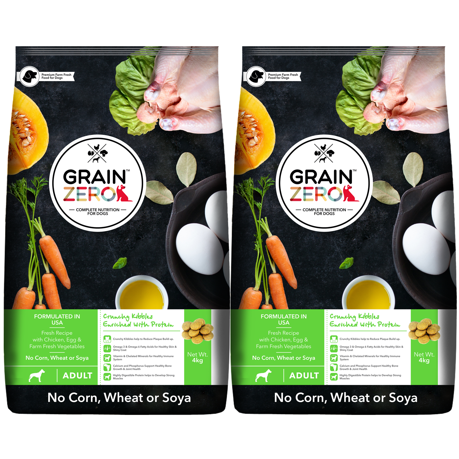Grain Zero Adult Dog Dry Food (Buy 1 Get 1 Free)