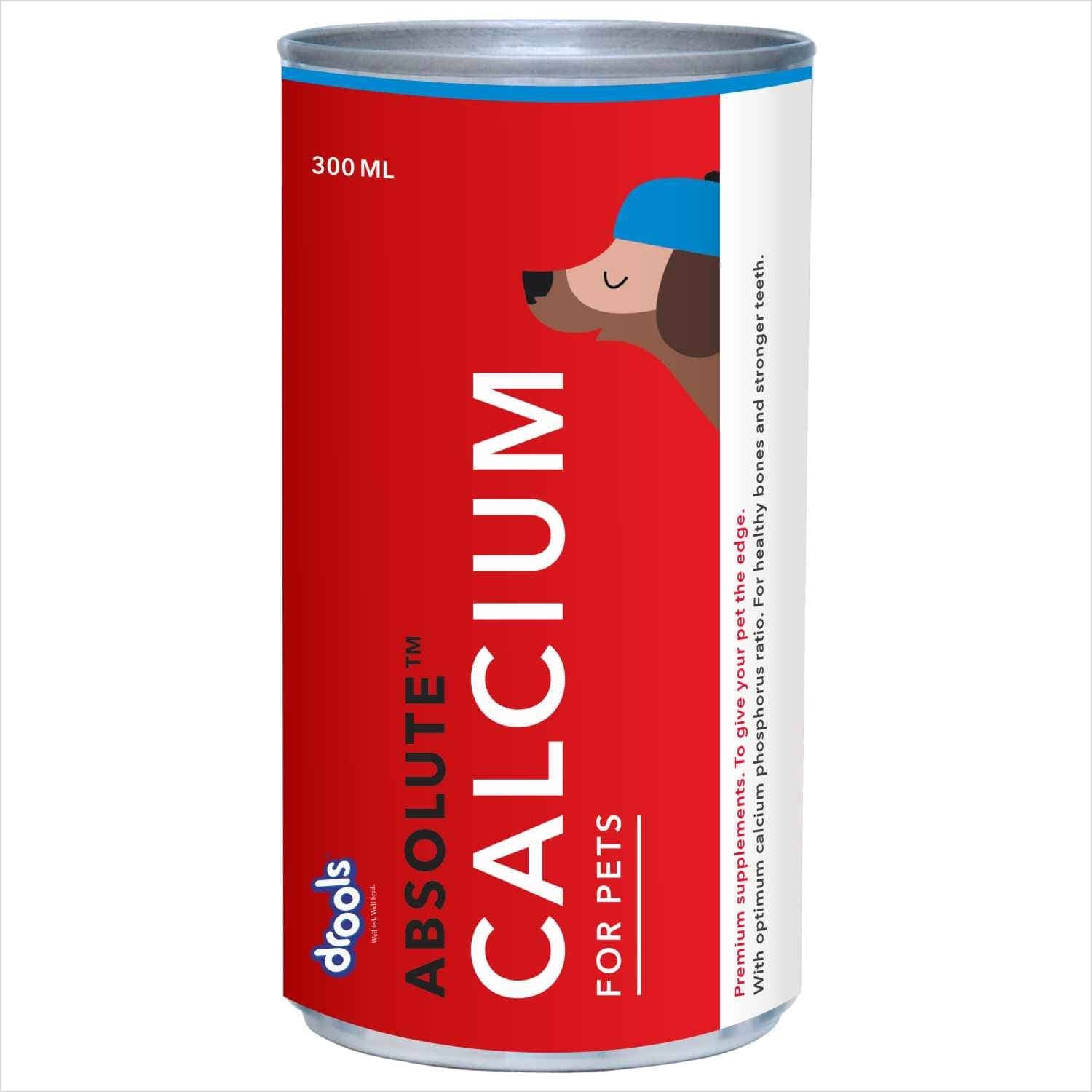 Drools Absolute Calcium Oil Syrup Supplement for Pets
