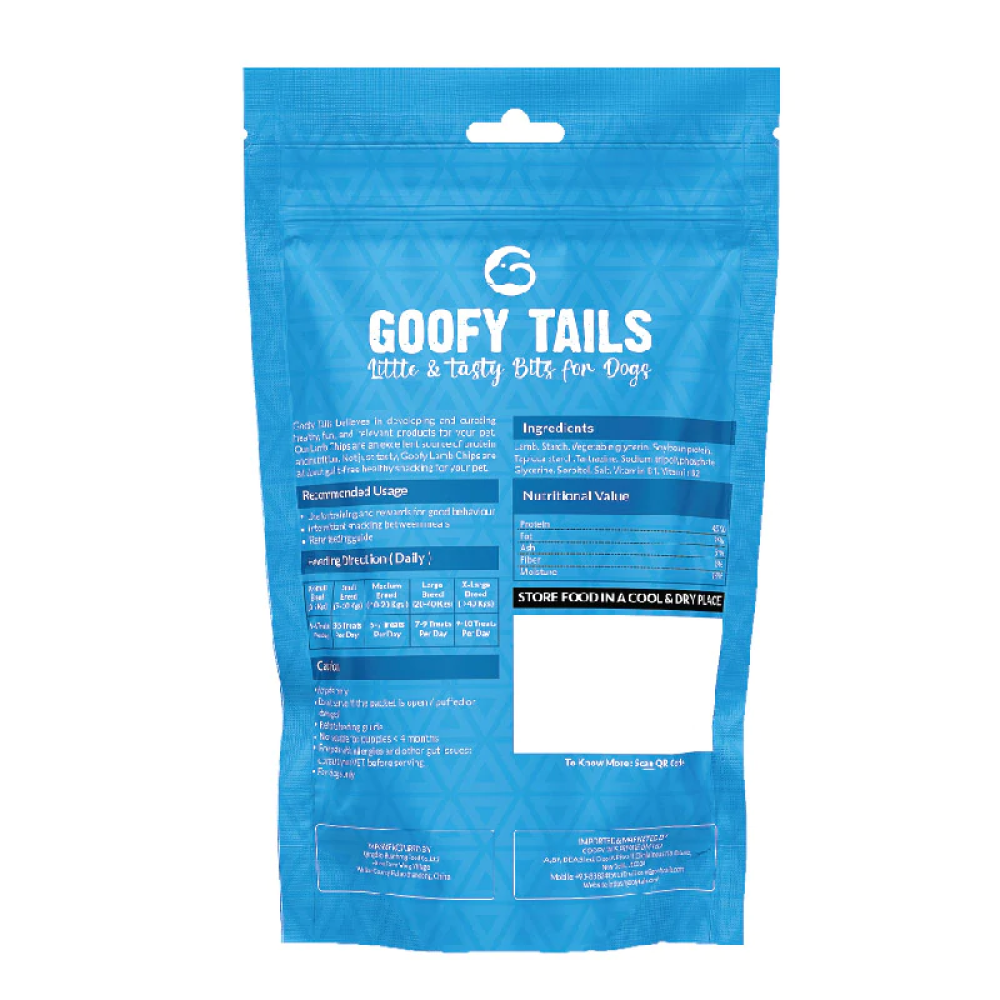 Goofy Tails Lamb Chips Dog Treats