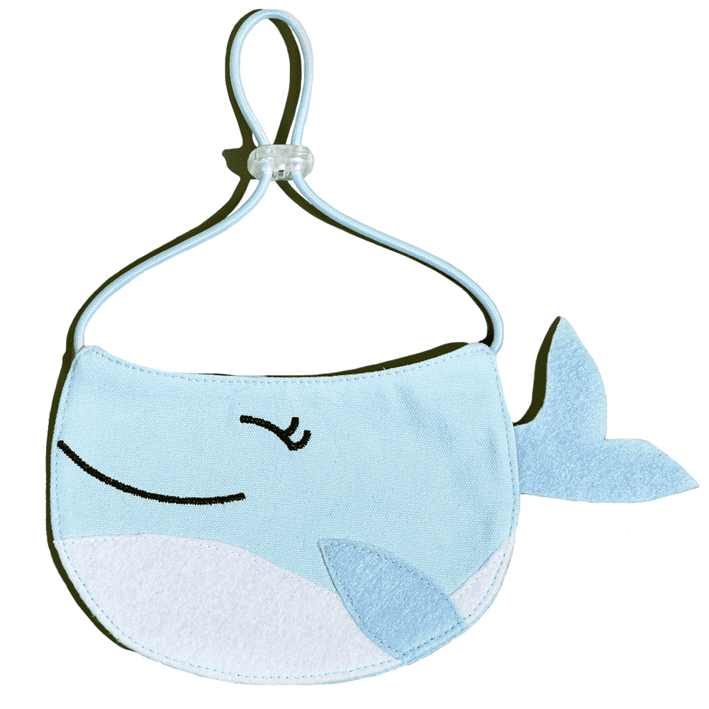 Fofos Cute Whale Bib for Pets