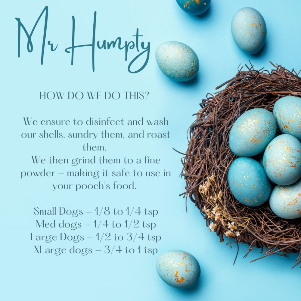 Doggielicious Mr Humpty Egg Shell Powder for Dogs