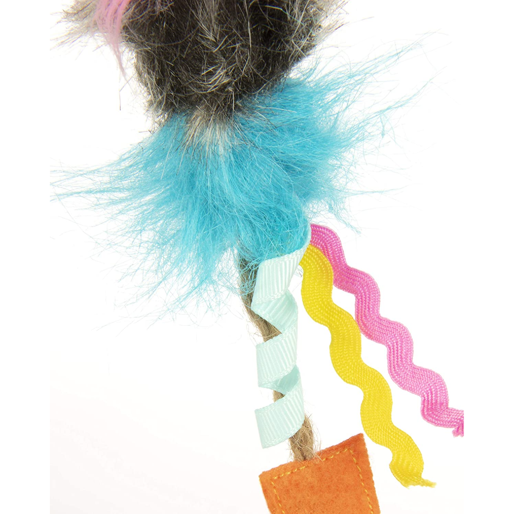 Smarty Kat Happy Nip Pom Pom Player Door Dangler Toy for Cats