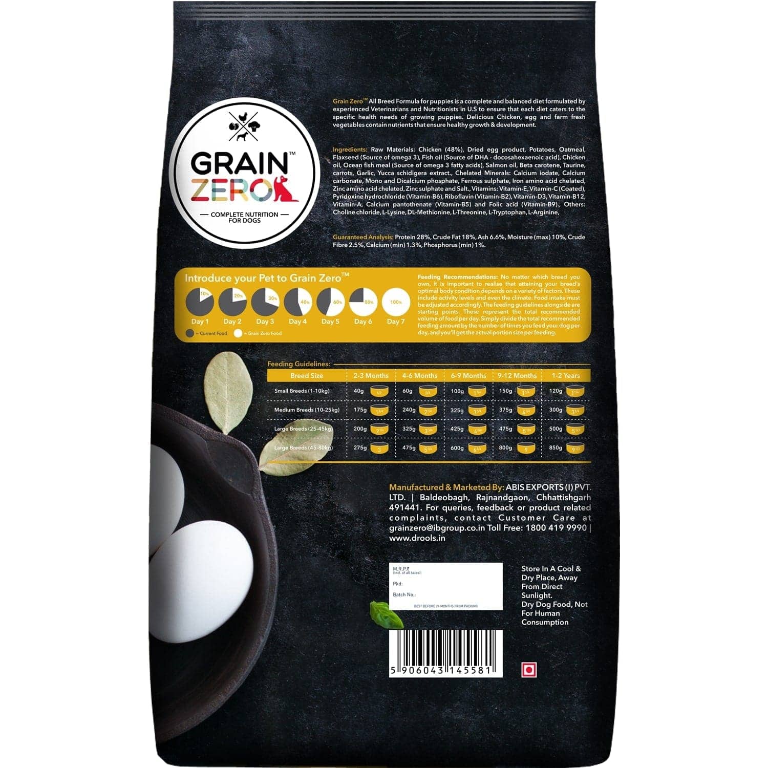 Grain Zero Puppy Dry Food (Buy 1 Get 1 Free)