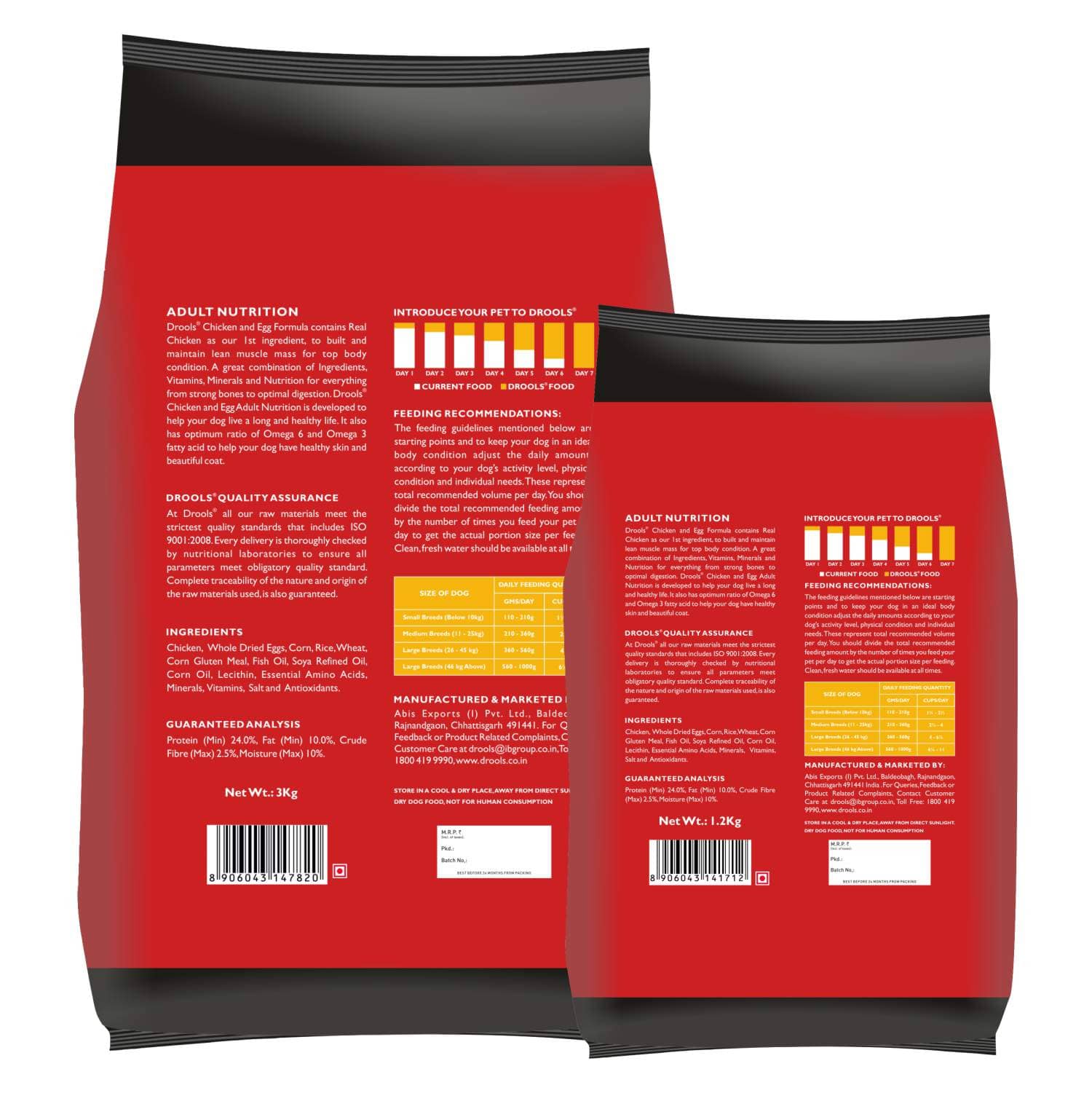 Birthday Special Deal Drools Chicken and Egg Adult Dog Dry Food (10+1Kg)
