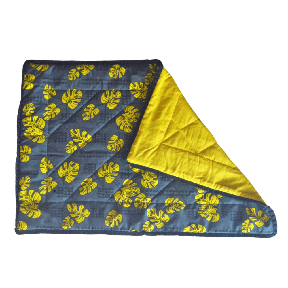 FurBuddies Yellow Philo Leaves Pee Mat for Pets (36x24 inch)
