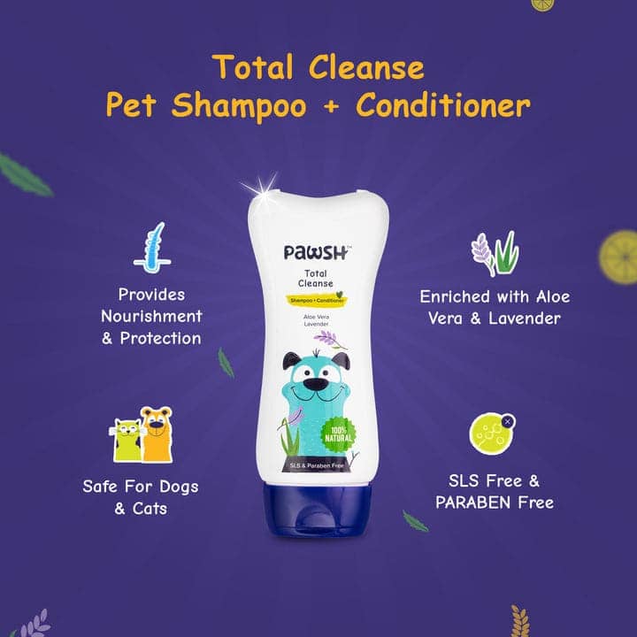 Pawsh Total Cleanse Shampoo + Conditioner