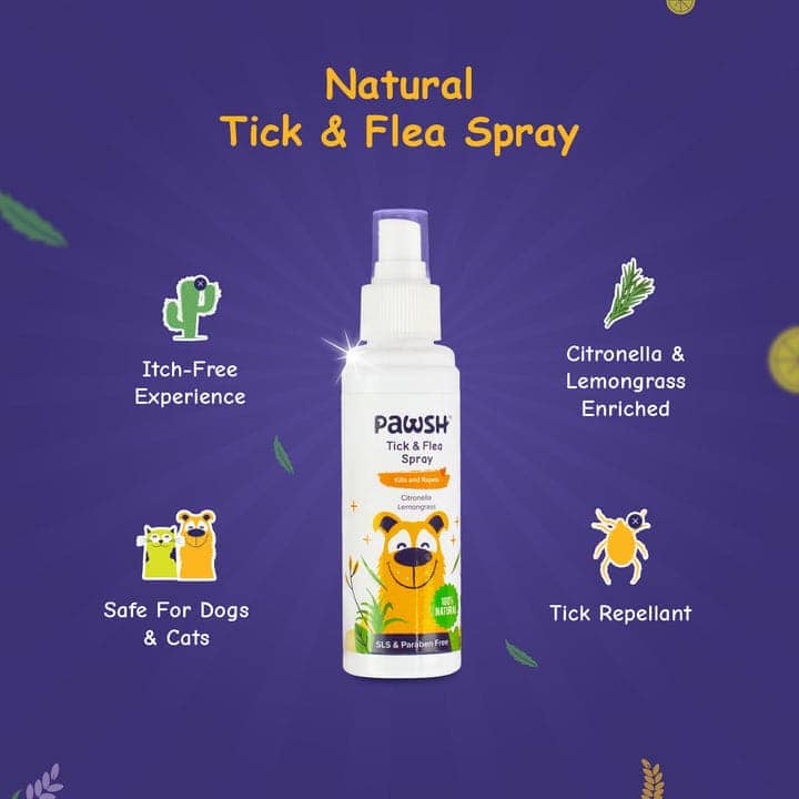 Pawsh Tick & Flea Spray