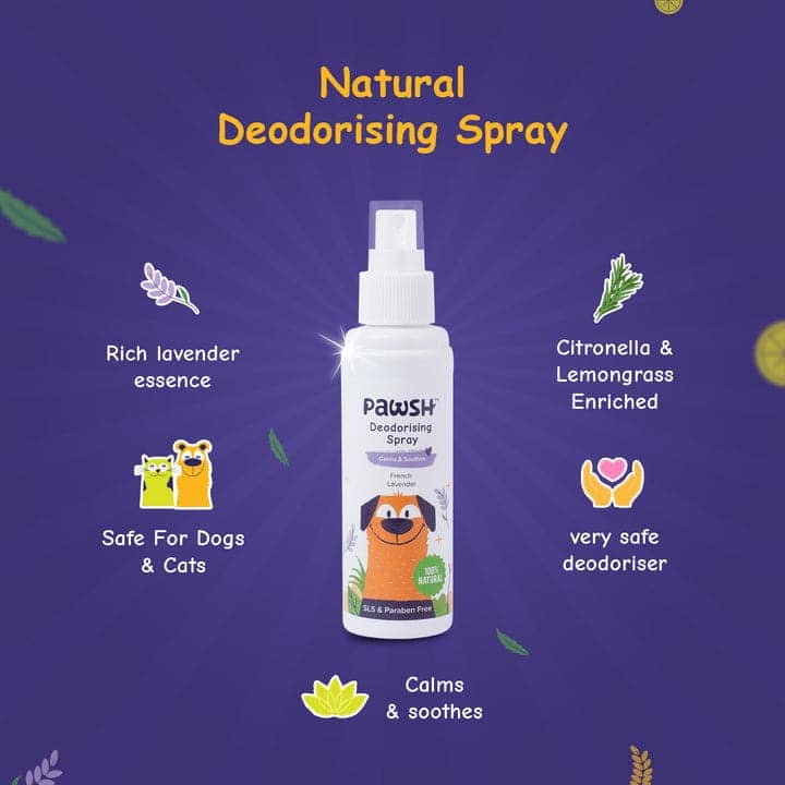 Pawsh Calming & Soothing Deodorising Spray Lavender