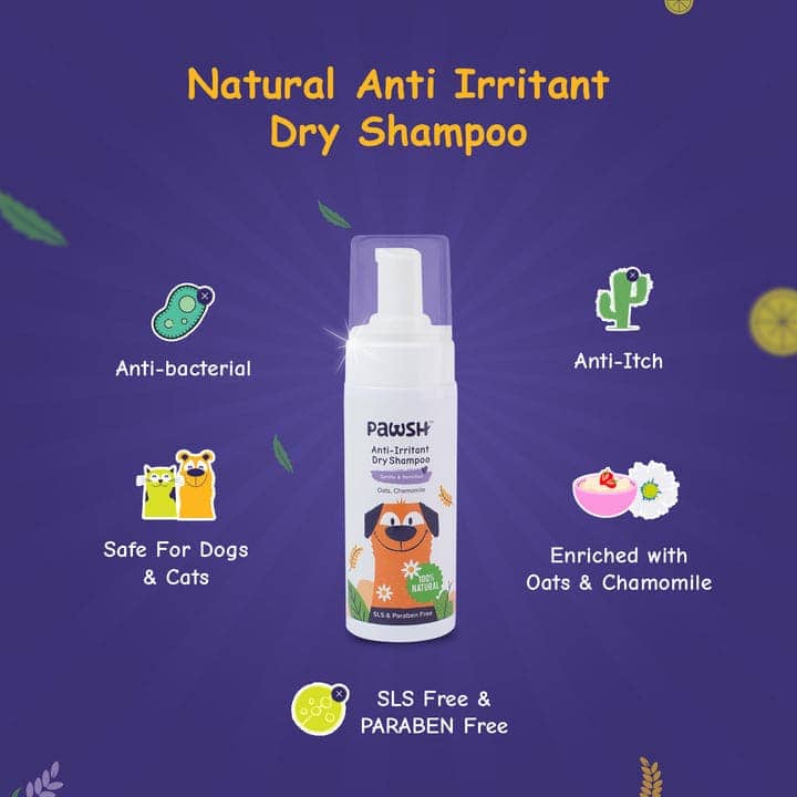 Pawsh Anti Irritant Dry Shampoo