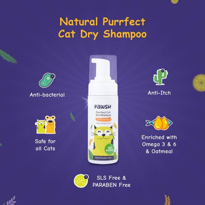 Pawsh Purrfect Cat Dry Shampoo