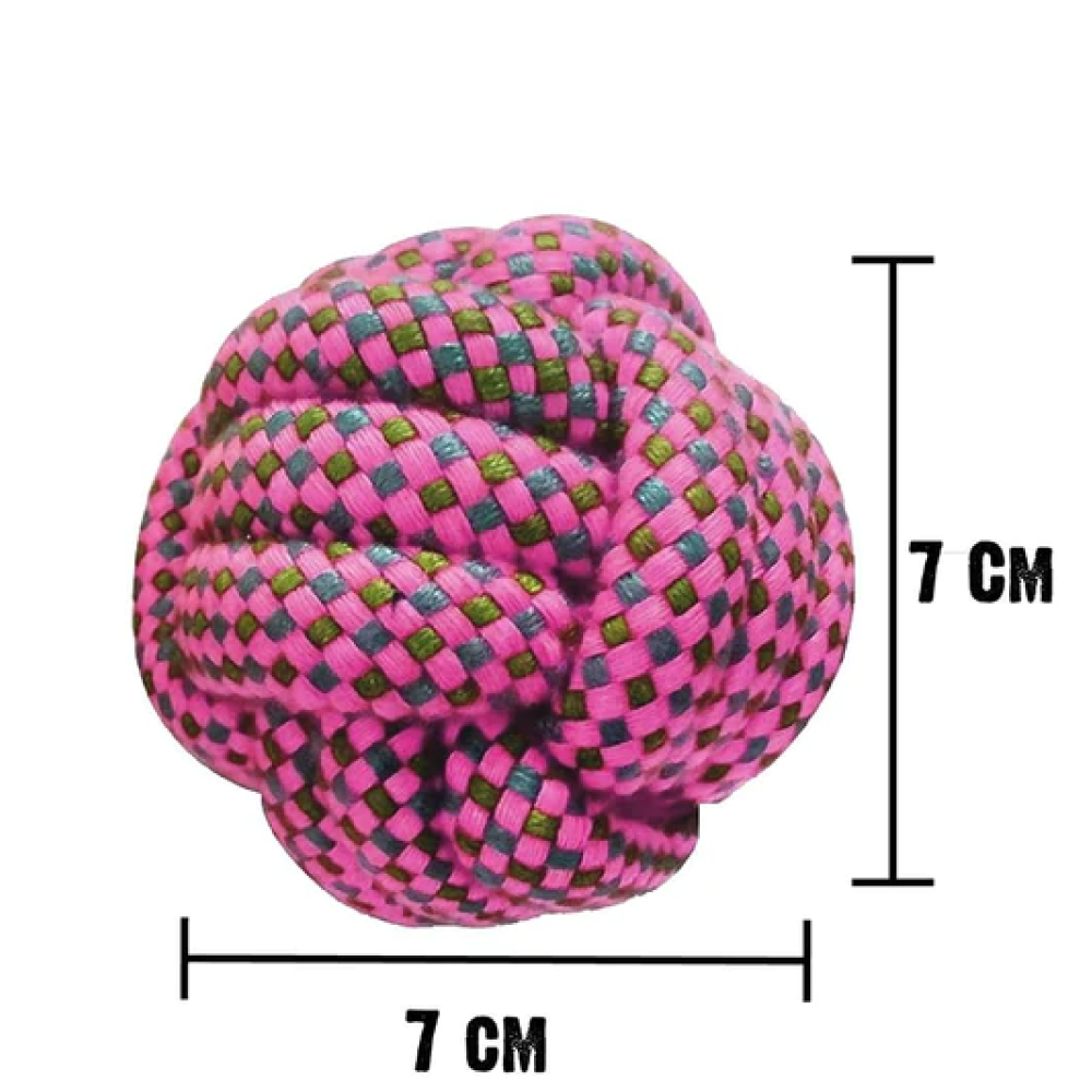 Dogitos Knotted Cotton Ball Toy for Dogs (Assorted)