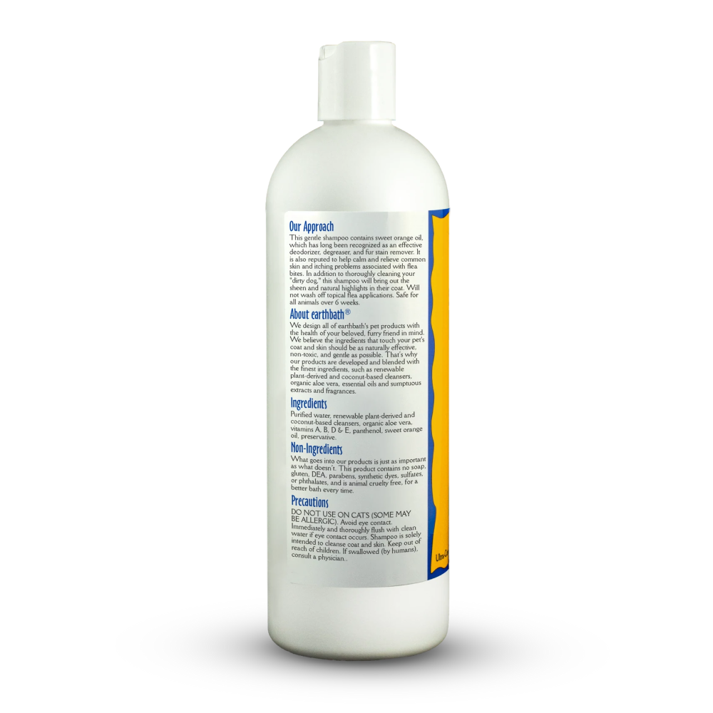 EarthBath Sweet Orange Oil Dirty Shampoo for Dogs