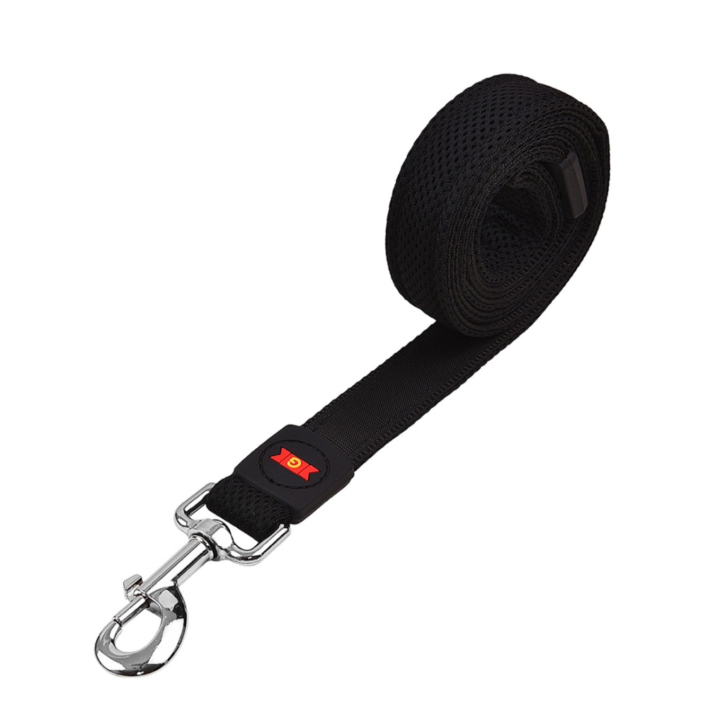 Glenand Nylon Mesh Leash for Dogs (Black)