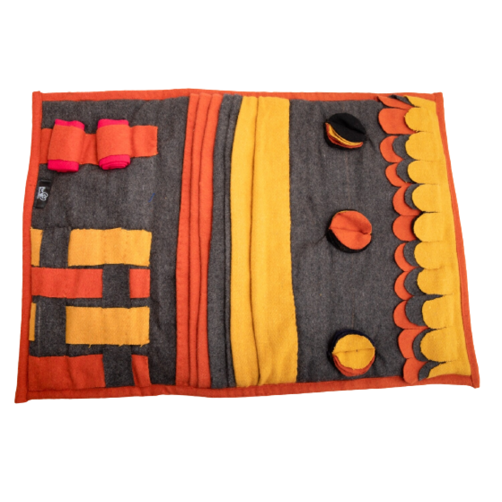FurBuddies Trick Or Treat Advance Sniff and Snuffle Mat for Dogs(28x18 cm)