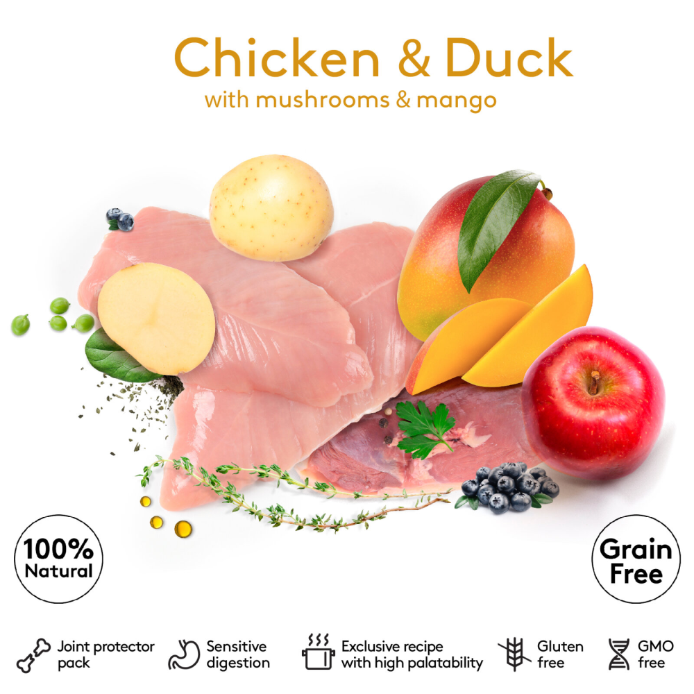 Dibaq Sense Chicken & Duck Grain Free Hypoallergenic Adult Wet Dog Food