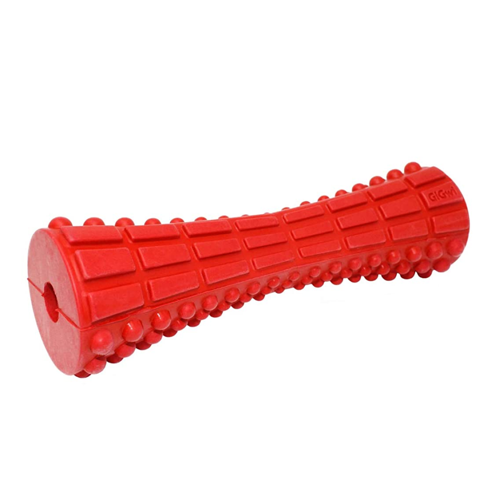 GiGwi Extra Durable Rubber Johnny Stick - Red