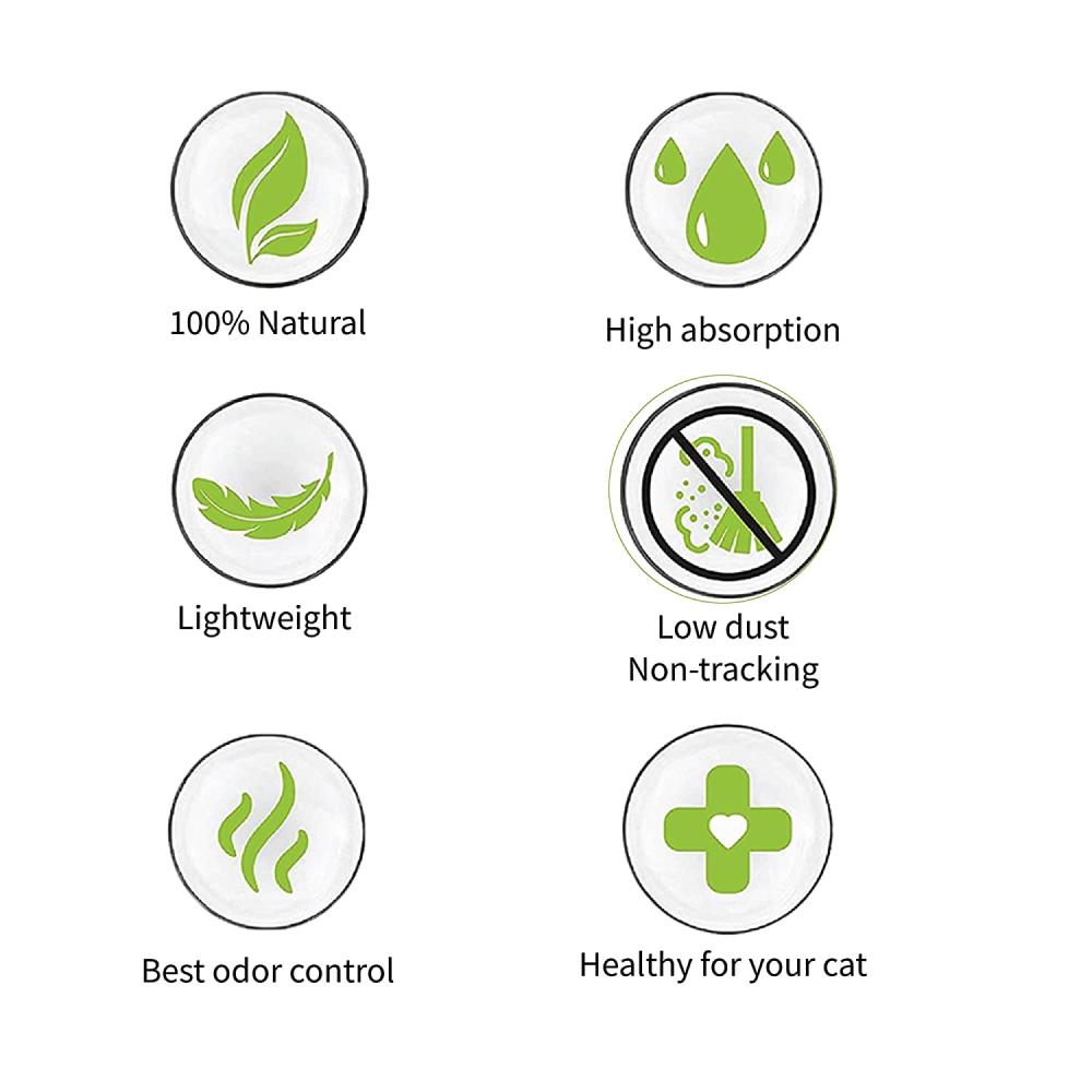 Goofy Tails Recycled Paper Clumping Litter with free Goofy Tails Litter Fresh Deoderiser for Cats