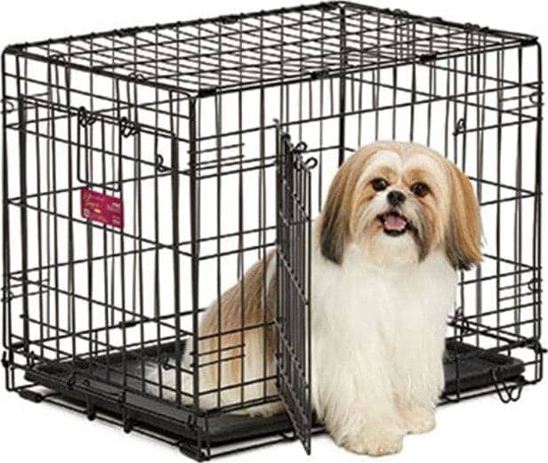 NutraPet Double Door with Divider for Pets (Black)