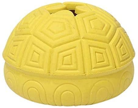 Emily Pets Rubber Turtle Shell Shaped Interactive Toy for Dogs
