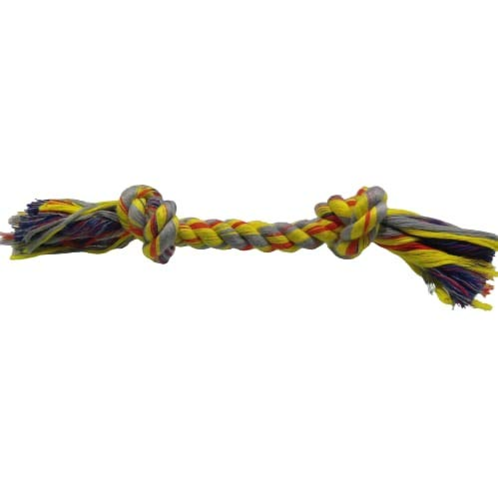 Kiki N Pooch 2 Knot Polyster Rope Toy for Dogs