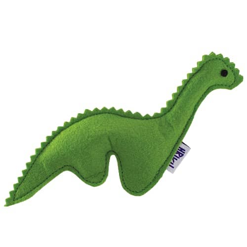 Hriku Harit Danasur Dinosaur Catnip Toy for Cats (Green)