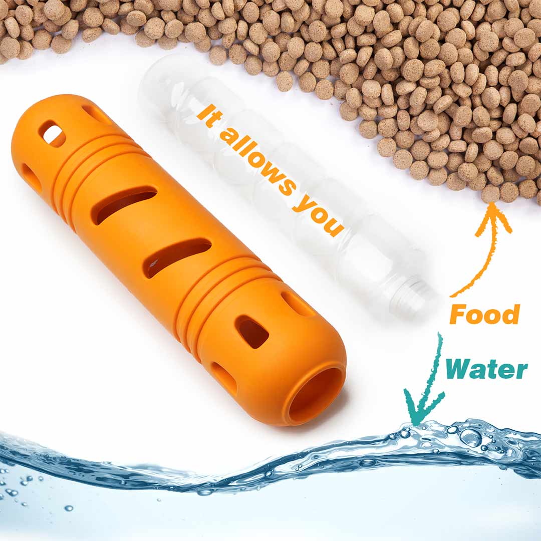 Pawsindia Rubber Bottle Chew Toy for Dogs
