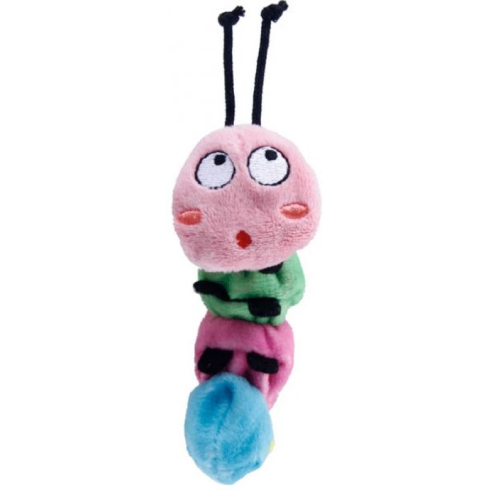 GiGwi Thirsty Catnip Caterpillar filled with 100% Organic Catnip Toy for Cats