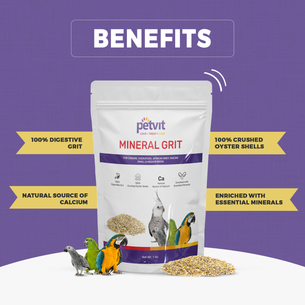 Petvit Mineral Birdƒ??s Grit