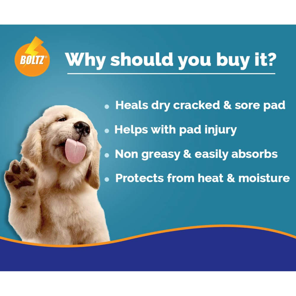 Boltz Cracked and Chapped Paw Cream for Dogs