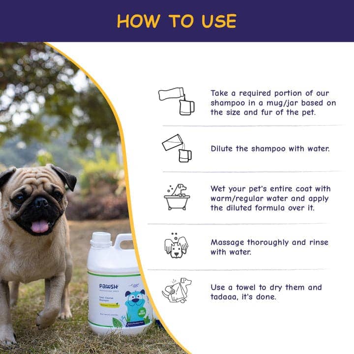 Pawsh Total Cleanse Shampoo + Conditioner