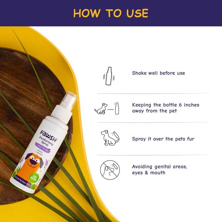 Pawsh Calming & Soothing Deodorising Spray Lavender