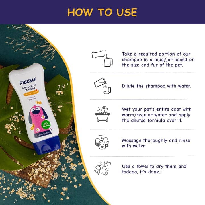 Pawsh Anti Irritant Shampoo