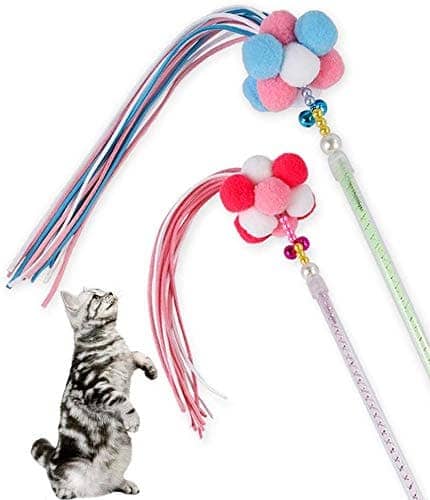 Emily Pets Multicolor Teaser Toy for Cats (Assorted)