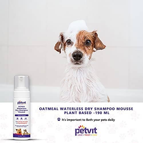 Petvit Oatmeal Waterless Shampoo for Pets