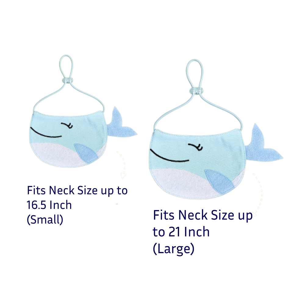 Fofos Cute Whale Bib for Pets